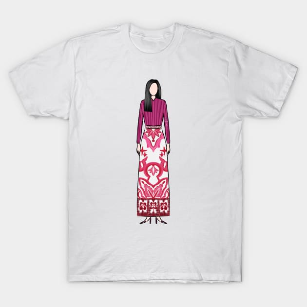 Kim Ji Won Outfit From Queen Of Tears Korean Drama T-Shirt by ArtRaft Pro